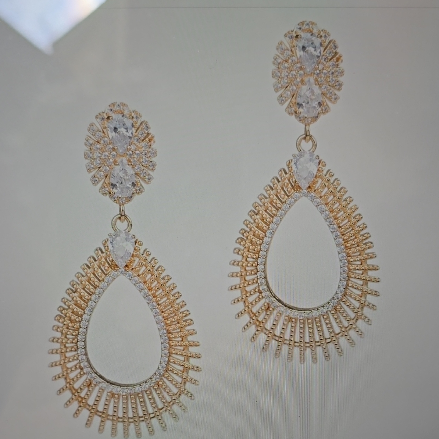 Kenneth Jay Lane Teardrop Earrings